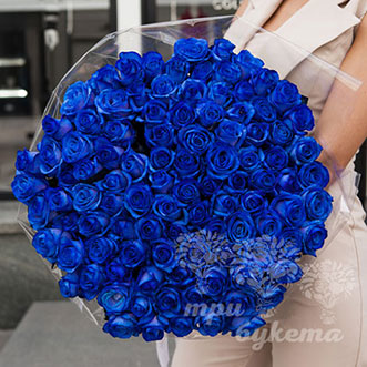 101 синяя роза (Premium)